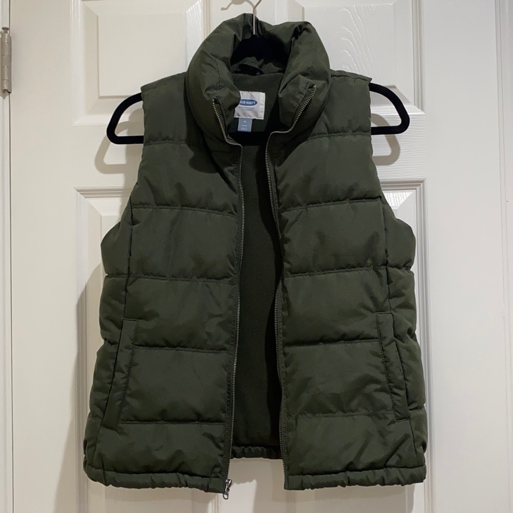 Old Navy Puffer Vest with Fleece Lining